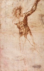 Boceto de un hombre desnudo (W. 4 recto)